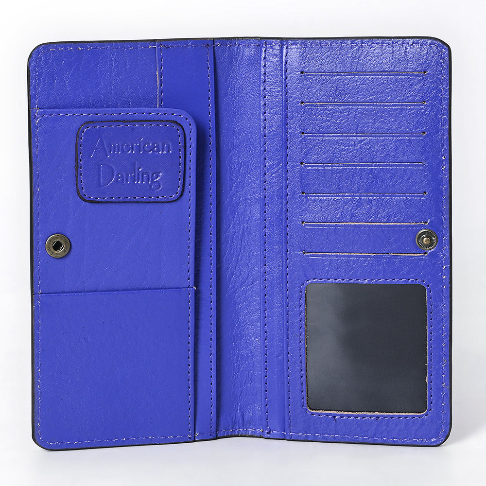 American Darling Western  Genuine Leather Handbag Purse Wallet Bag For Women Girl