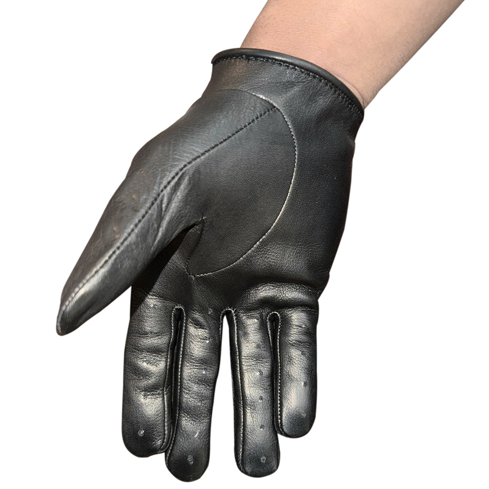 HILASON Genuine Leather Men&#39;s Driving Show Right Hand Glove Black