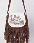 American Darling Crossbody Genuine Leather women bag western handbag purse
