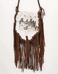 American Darling Crossbody Hair-On Genuine Leather Women Bag Western Handbag Purse