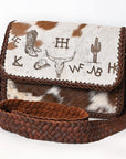 American Darling Crossbody Hair-On Genuine Leather Women Bag Western Handbag Purse
