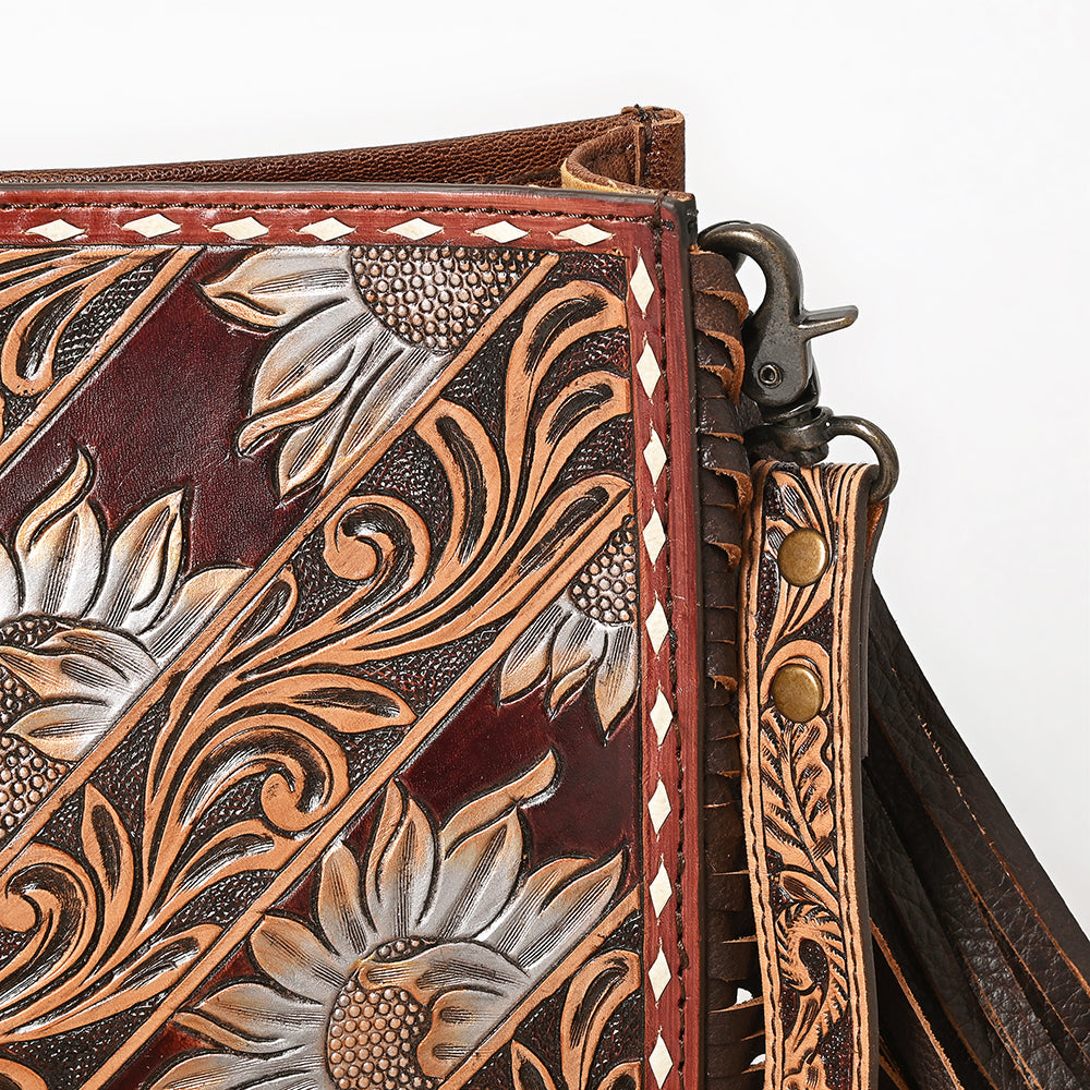 American Darling Hand Tooled Genuine Leather Women Bag Western Handbag Purse
