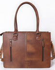 American Darling Hand Tooled Hair On Genuine Leather Women Bag Western Handbag Purse