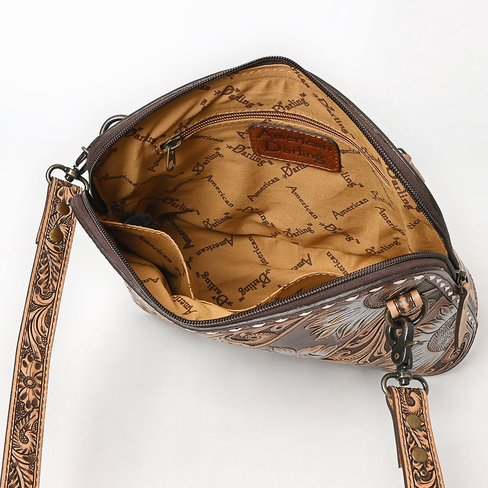 American Darling Crossbody Genuine Leather Women Bag Western Handbag Purse