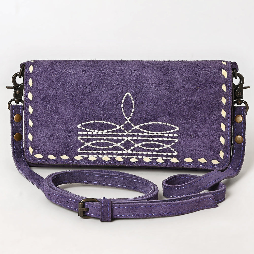 American Darling Western Small Cross Body Genuine Leather Handbag Purse Wallet Bag For Women Girls