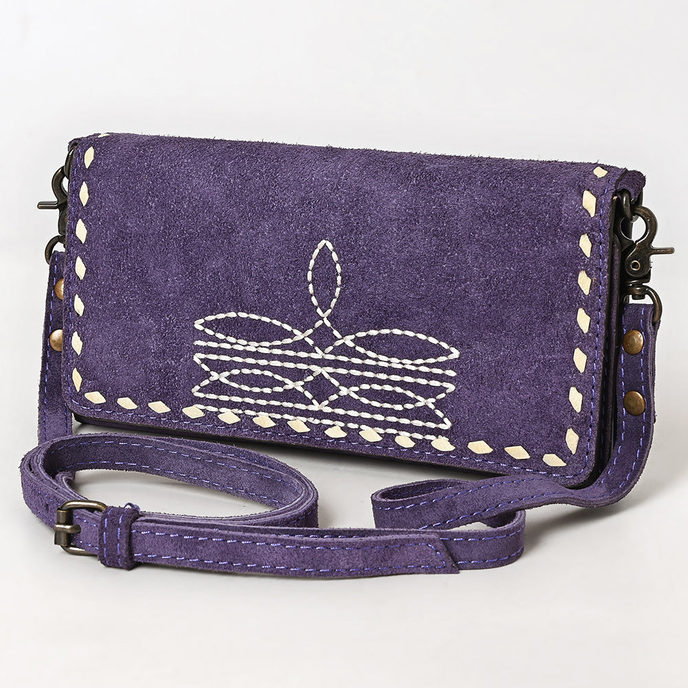 American Darling Western Small Cross Body Genuine Leather Handbag Purse Wallet Bag For Women Girls