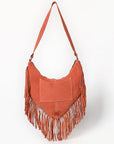 American Darling Small Crossbody Suede Genuine Leather Women Bag Western Handbag Purse