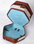 American Darling Jewelry Case Hand Tooled Genuine Leather Women Bag Western Handbag Purse