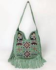 American Darling Small Crossbody Suede Genuine Leather Women Bag Western Handbag Purse
