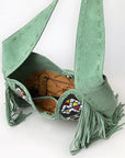 American Darling Small Crossbody Suede Genuine Leather Women Bag Western Handbag Purse