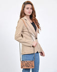 American Darling Organiser Bag Beautifully Hand Tooled Leather women