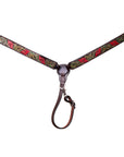 BAR H EQUINE Western Horse Genuine Leather Tack Set Dark Brown