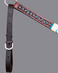 BAR H EQUINE Western Horse Genuine Leather Tack Set Dark Brown