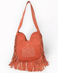American Darling Small Crossbody Suede Genuine Leather Women Bag Western Handbag Purse