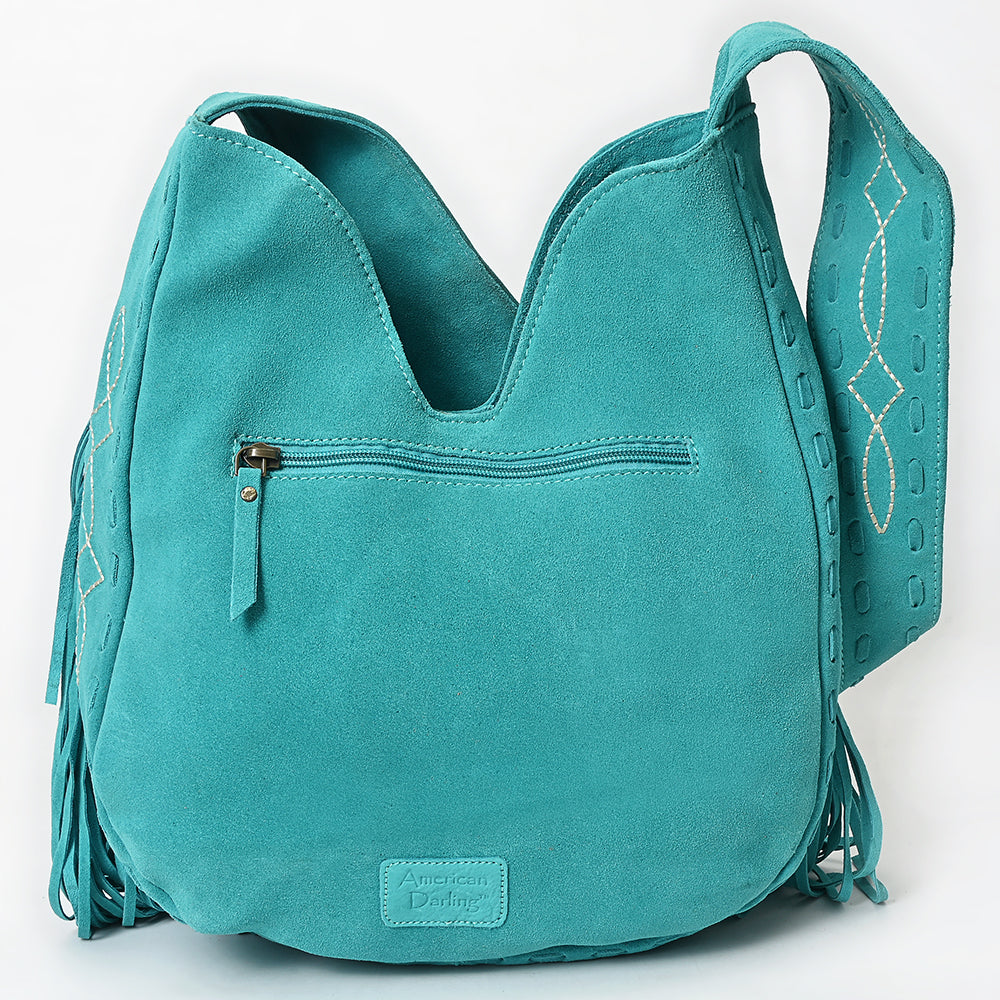 American Darling Hobo Suede Genuine Leather Women Bag Western Handbag Purse