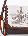 American Darling Crossbody Hair-On Genuine Leather Women Bag Western Handbag Purse
