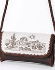American Darling Crossbody Hair-On Genuine Leather Women Bag Western Handbag Purse