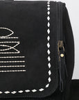 American Darling Backpack Genuine Suede Leather women bag western handbag purse