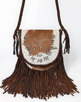 American Darling Crossbody Hair-On Genuine Leather Women Bag Western Handbag Purse