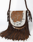 American Darling Crossbody Hair-On Genuine Leather Women Bag Western Handbag Purse