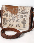 American Darling Crossbody Hair-On Genuine Leather Women Bag Western Handbag Purse