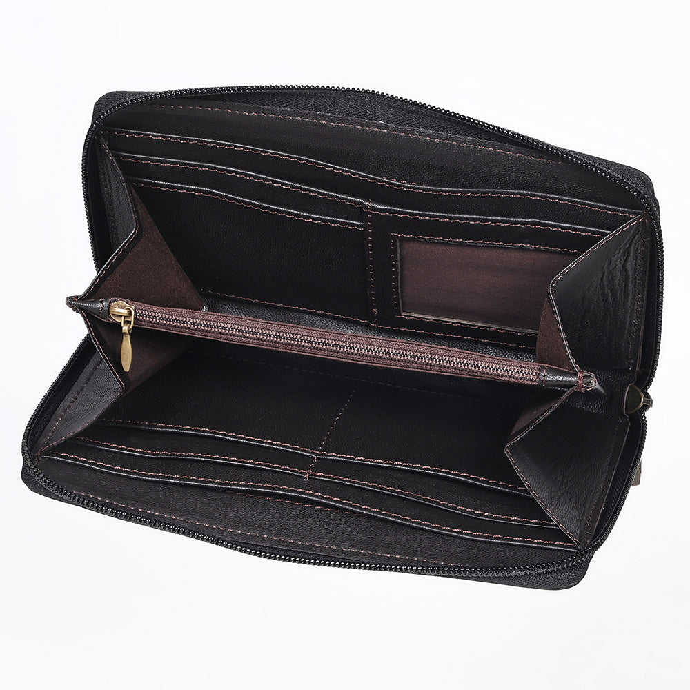 American Darling Wallet Hand Tooled Genuine Leather women bag western handbag purse