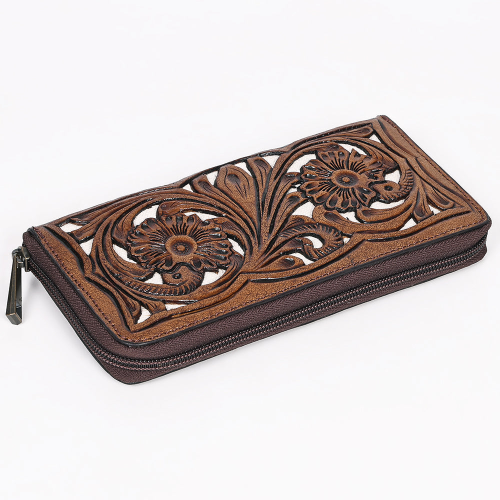 American Darling Wallet Hand Tooled Genuine Leather women bag western handbag purse