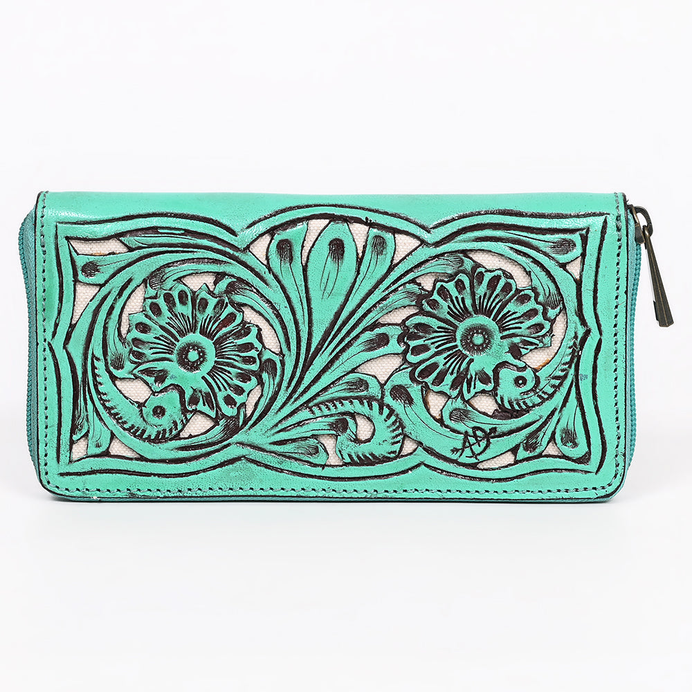 American Darling Wallet Hand Tooled Genuine Leather women bag western handbag purse