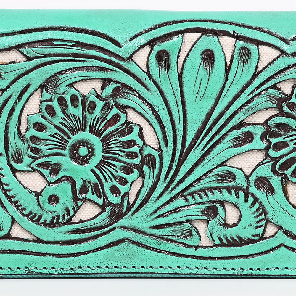 American Darling Wallet Hand Tooled Genuine Leather women bag western handbag purse