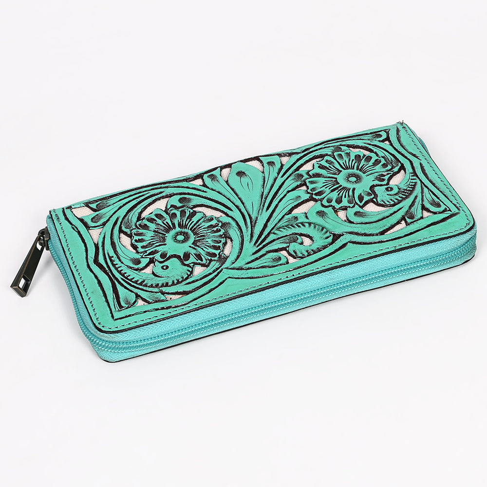 American Darling Wallet Hand Tooled Genuine Leather women bag western handbag purse