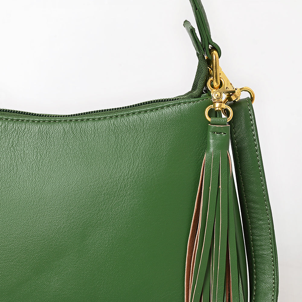 Never Mind Western Cross Body Genuine Leather Handbag Purse Wallet Bag For Women Girls