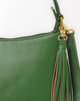 Never Mind Western Cross Body Genuine Leather Handbag Purse Wallet Bag For Women Girls