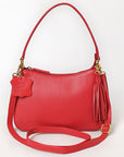 Never Mind Western Cross Body Genuine Leather Handbag Purse Wallet Bag For Women Girls