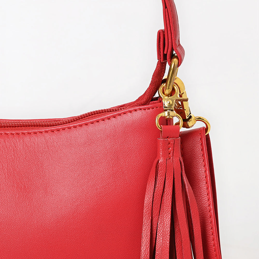 Never Mind Western Cross Body Genuine Leather Handbag Purse Wallet Bag For Women Girls