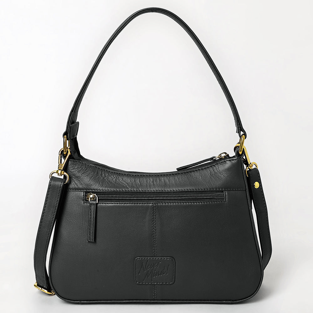 Never Mind Western Cross Body Genuine Leather Handbag Purse Wallet Bag For Women Girls
