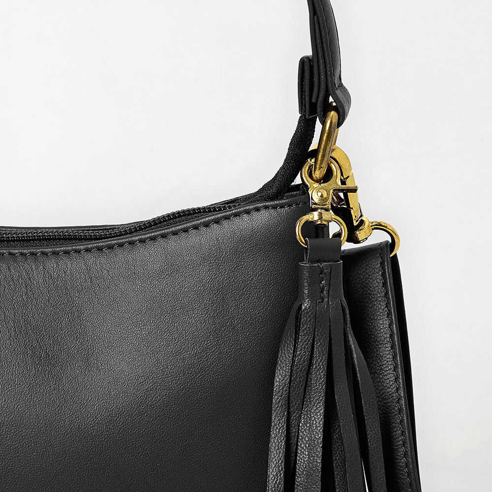Never Mind Western Cross Body Genuine Leather Handbag Purse Wallet Bag For Women Girls