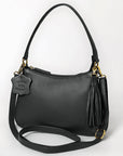 Never Mind Western Cross Body Genuine Leather Handbag Purse Wallet Bag For Women Girls