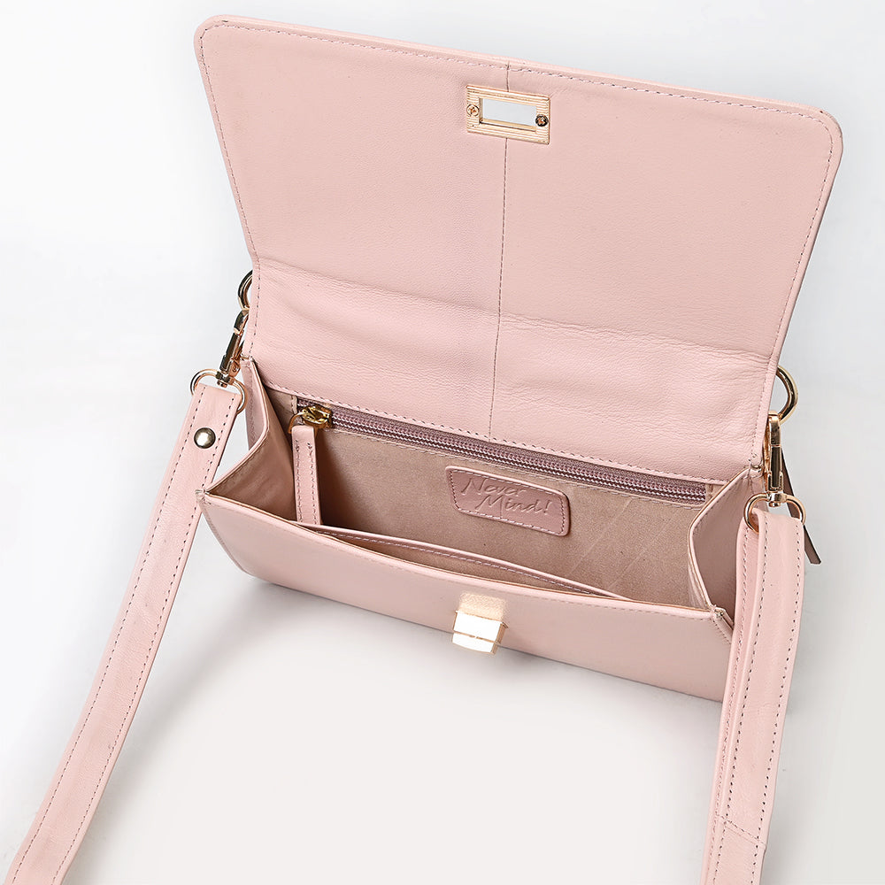 Never Mind Crossbody Fringes Genuine Leather Women Bag Western Handbag Purse