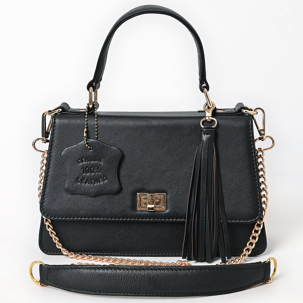 Never Mind Crossbody Fringes Genuine Leather Women Bag Western Handbag Purse