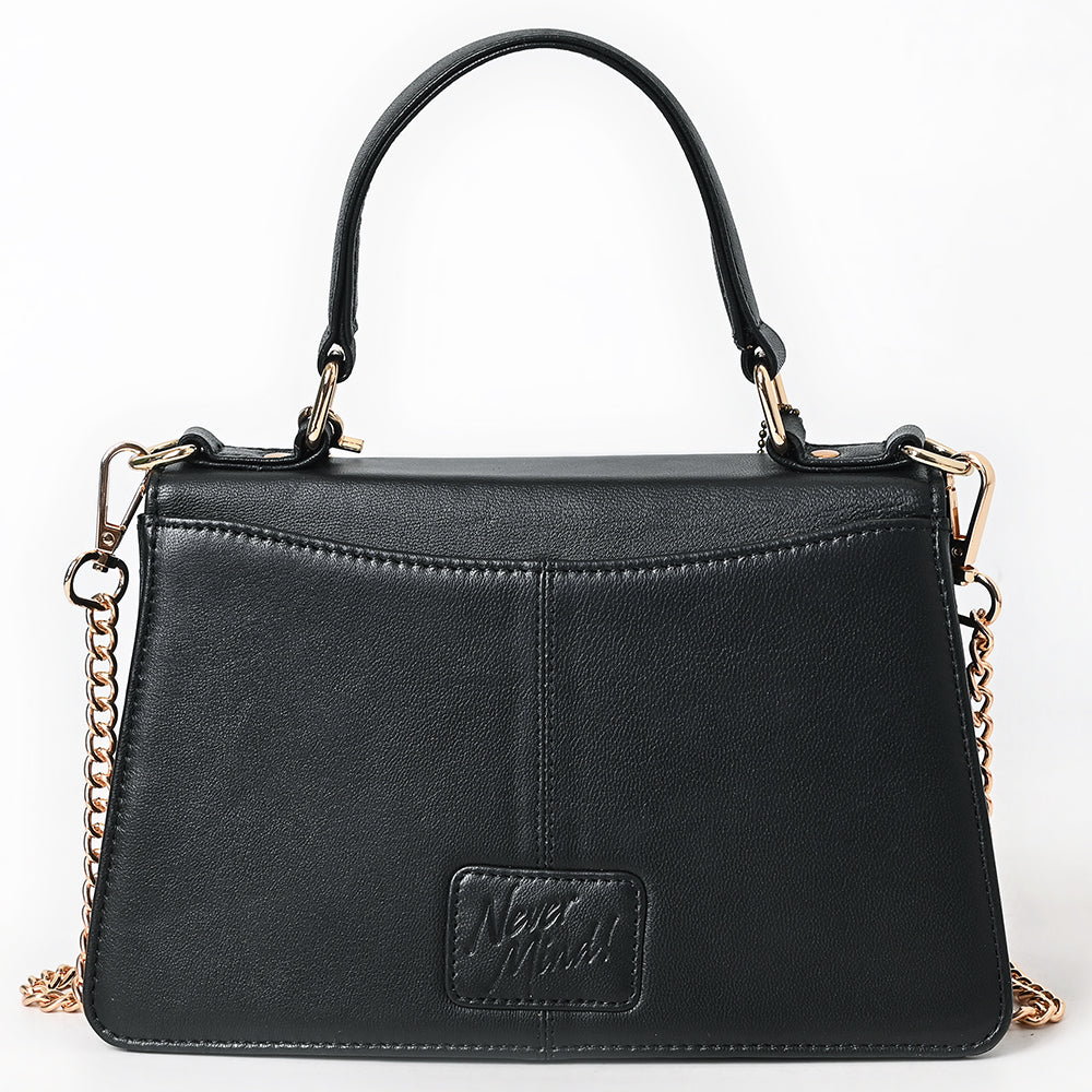 Never Mind Crossbody Fringes Genuine Leather Women Bag Western Handbag Purse