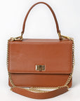 Never Mind Crossbody Genuine Leather Women Bag Western Handbag Purse