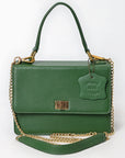 Never Mind Crossbody Genuine Leather Women Bag Western Handbag Purse