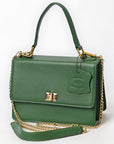 Never Mind Crossbody Genuine Leather Women Bag Western Handbag Purse