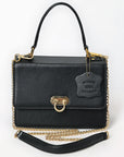 Never Mind Crossbody Genuine Leather Women Bag Western Handbag Purse