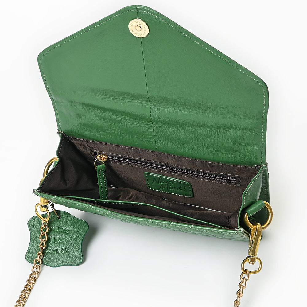 Never Mind Crossbody Genuine Leather Women Bag Western Handbag Purse