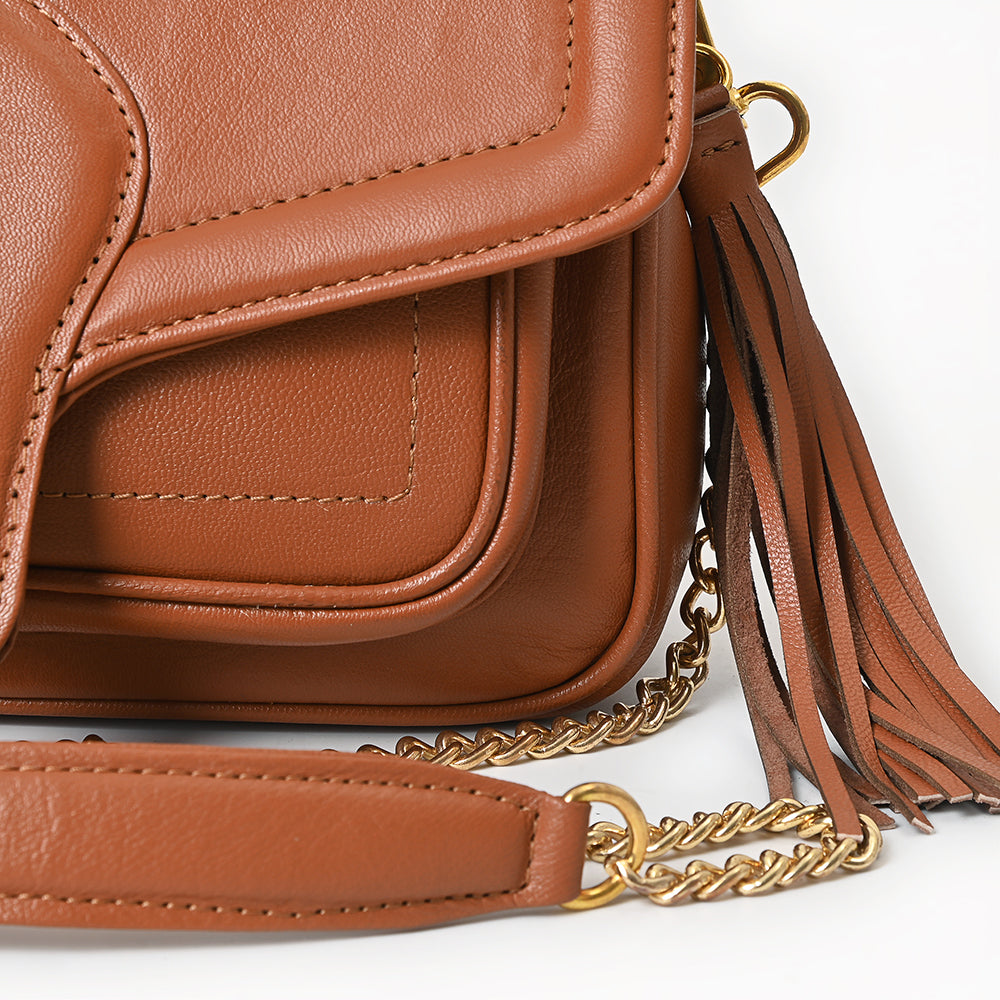 Never Mind Crossbody Genuine Leather Women Bag Western Handbag Purse