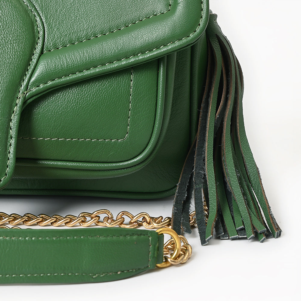 Never Mind Crossbody Genuine Leather Women Bag Western Handbag Purse