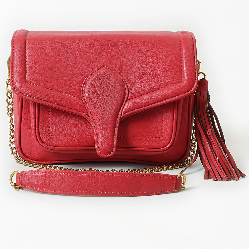 Never Mind Crossbody Genuine Leather Women Bag Western Handbag Purse