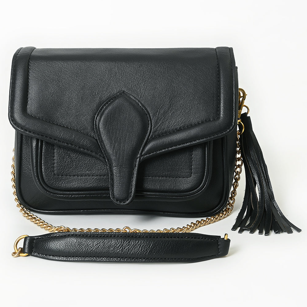 Never Mind Crossbody Genuine Leather Women Bag Western Handbag Purse