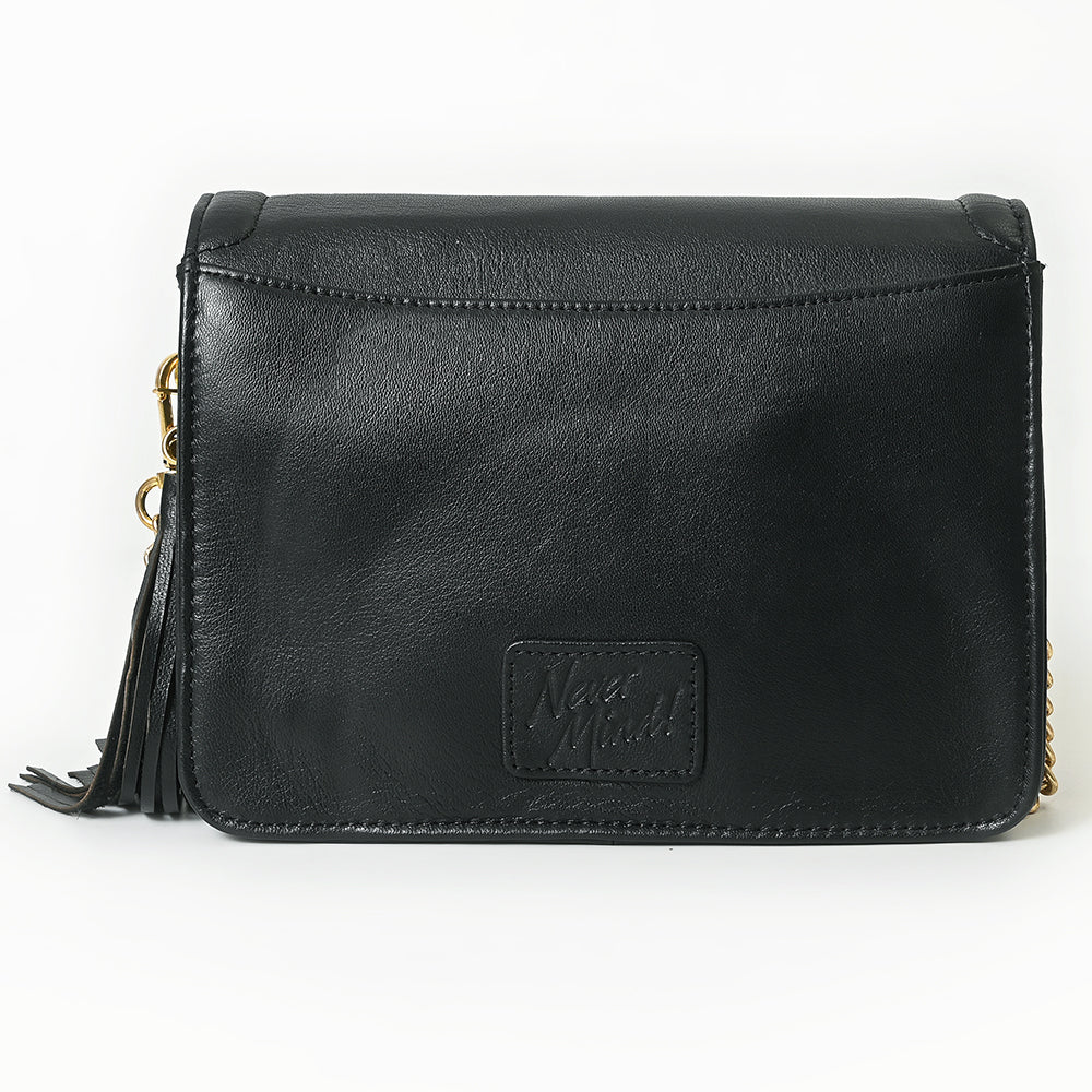 Never Mind Crossbody Genuine Leather Women Bag Western Handbag Purse
